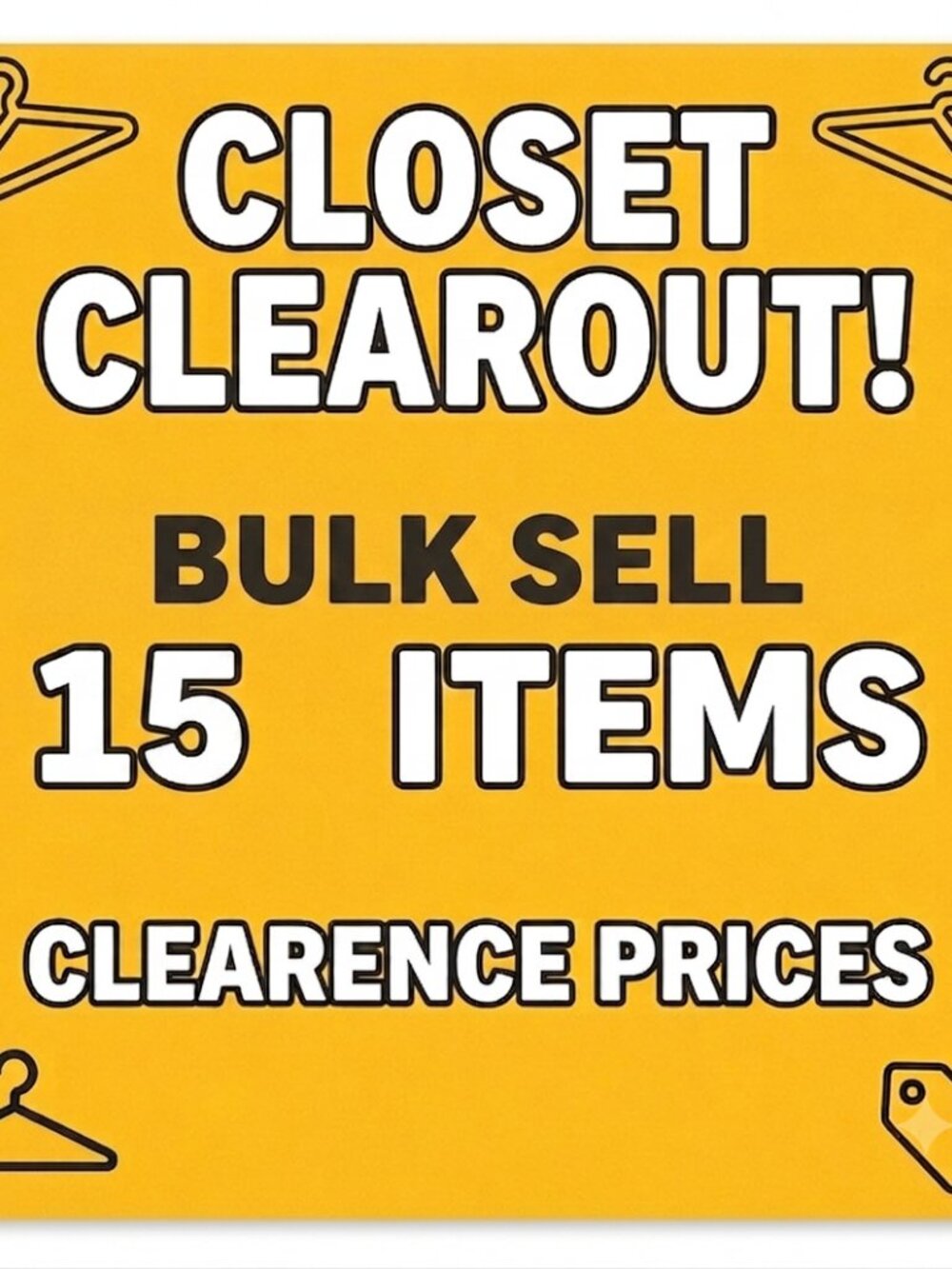 Bulk Clothing Liquidation Lot | [15] Pieces | Size [Small/Mixed]